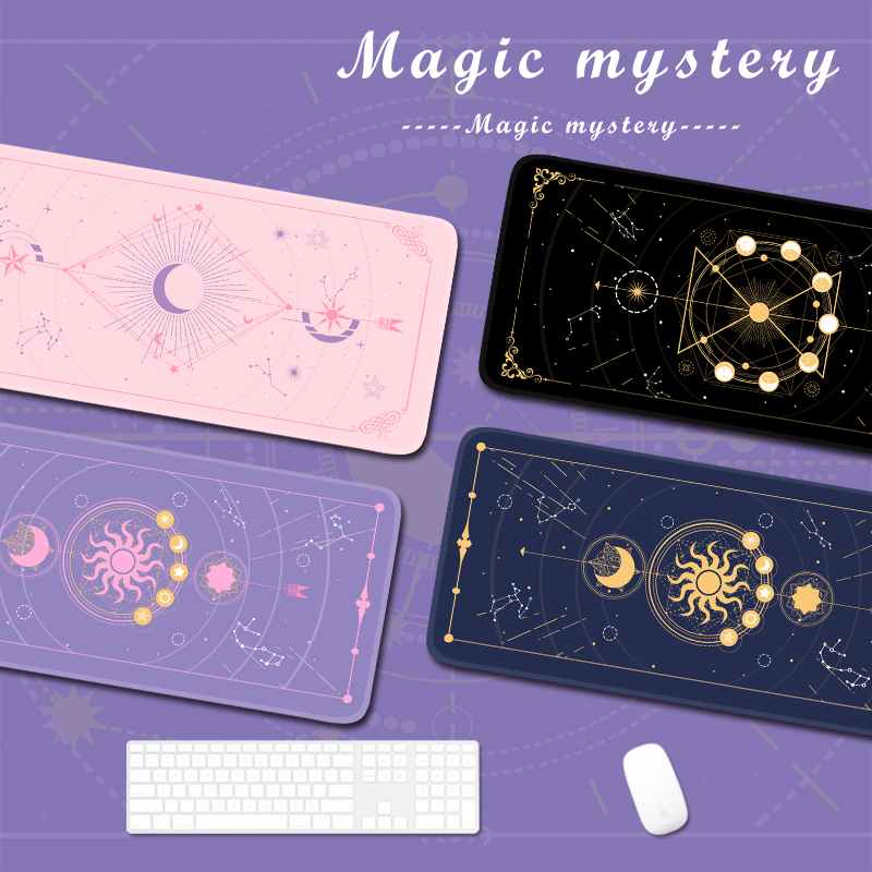 Gaming Accessories For Laptop - Magic Moon Star Purple bardzo duża