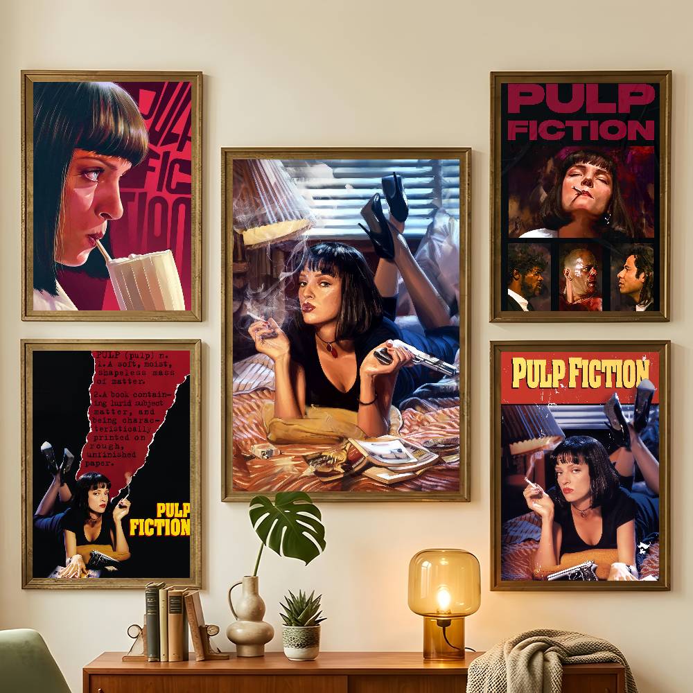 Gaming Accessories Wall - Plakat Filmowy Pulp Fiction Do Sypialni