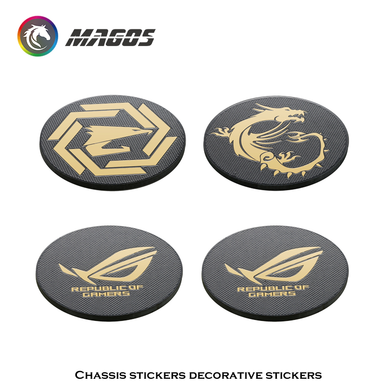 Gaming Accessories For Room - Metalowa naklejka na wentylator obudowy komputera