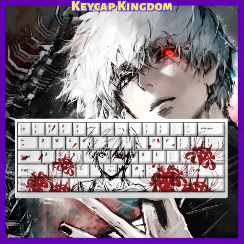 Gaming Accessories For Laptop - Tokyo Ghoul Kinki Ken Anime Keycap