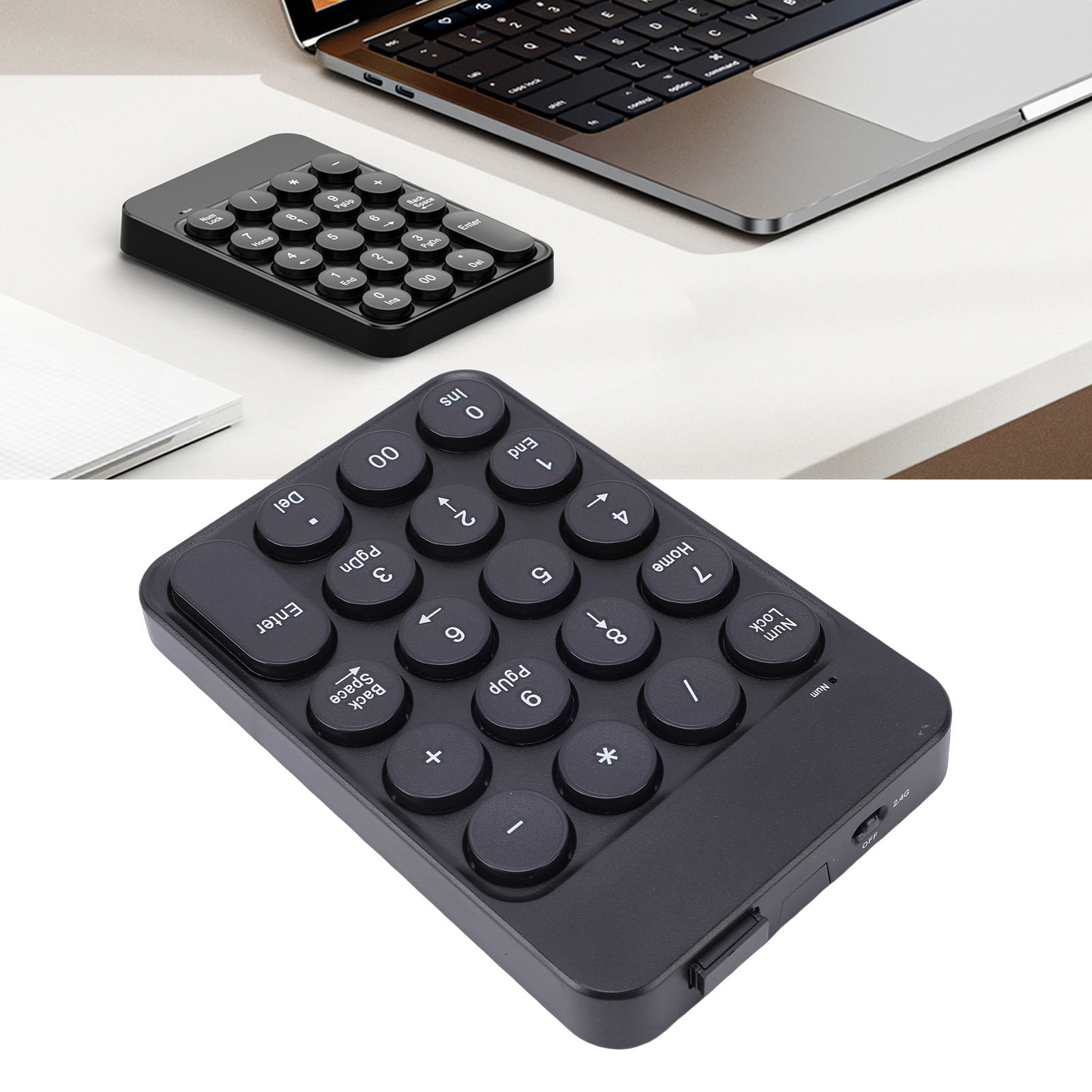 Keyboard Numpad Separate - Mini Klawiatura Numeryczna z Okrągłymi Klawiszami