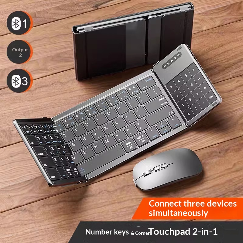 Gaming Accessories For Laptop - Bezprzewodowa klawiatura Bluetooth Mengzu Tri Fold