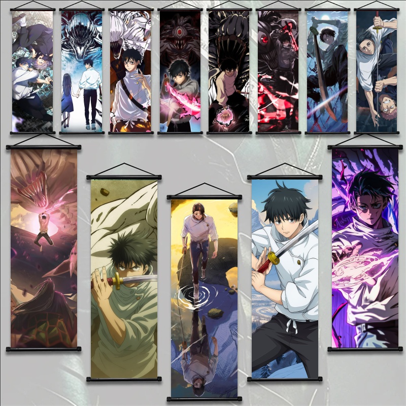Gaming Accessories Wall - Jujutsu Kaisen Fushiguro Megumi Wiszący Zwój,