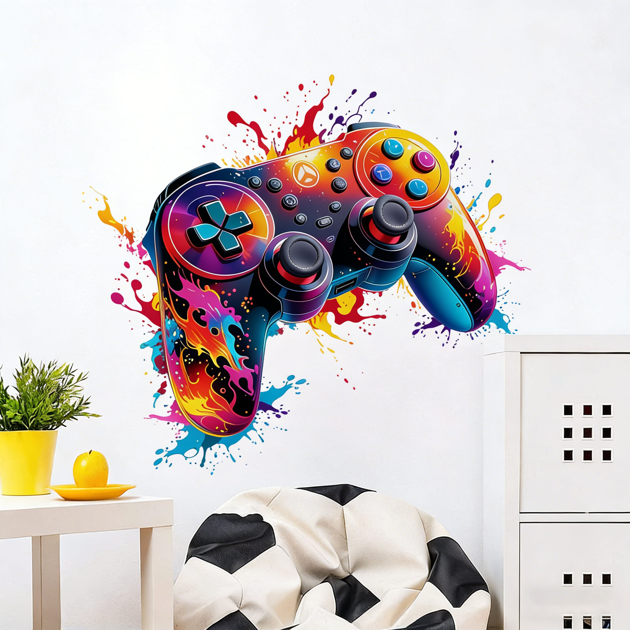 Naklejka ścienna z motywem cze – Accessories For Your Gaming Room recenzja i cena