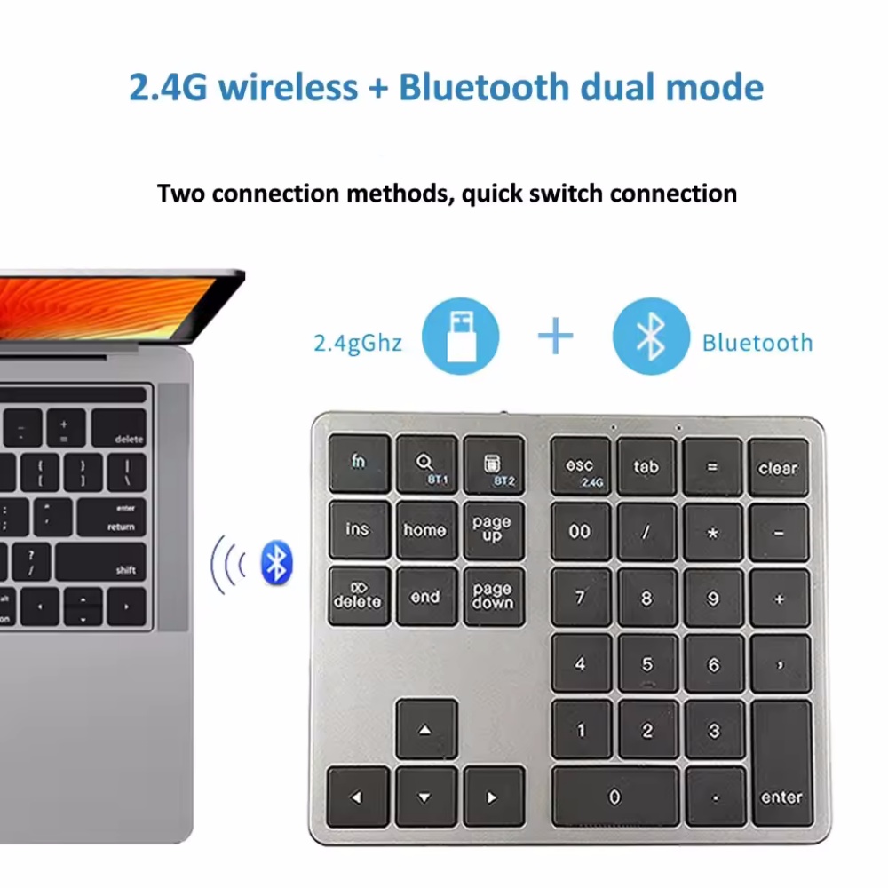 Klawiatura numeryczna 2.4Ghz W – Keyboard Numpad Separate recenzja i cena
