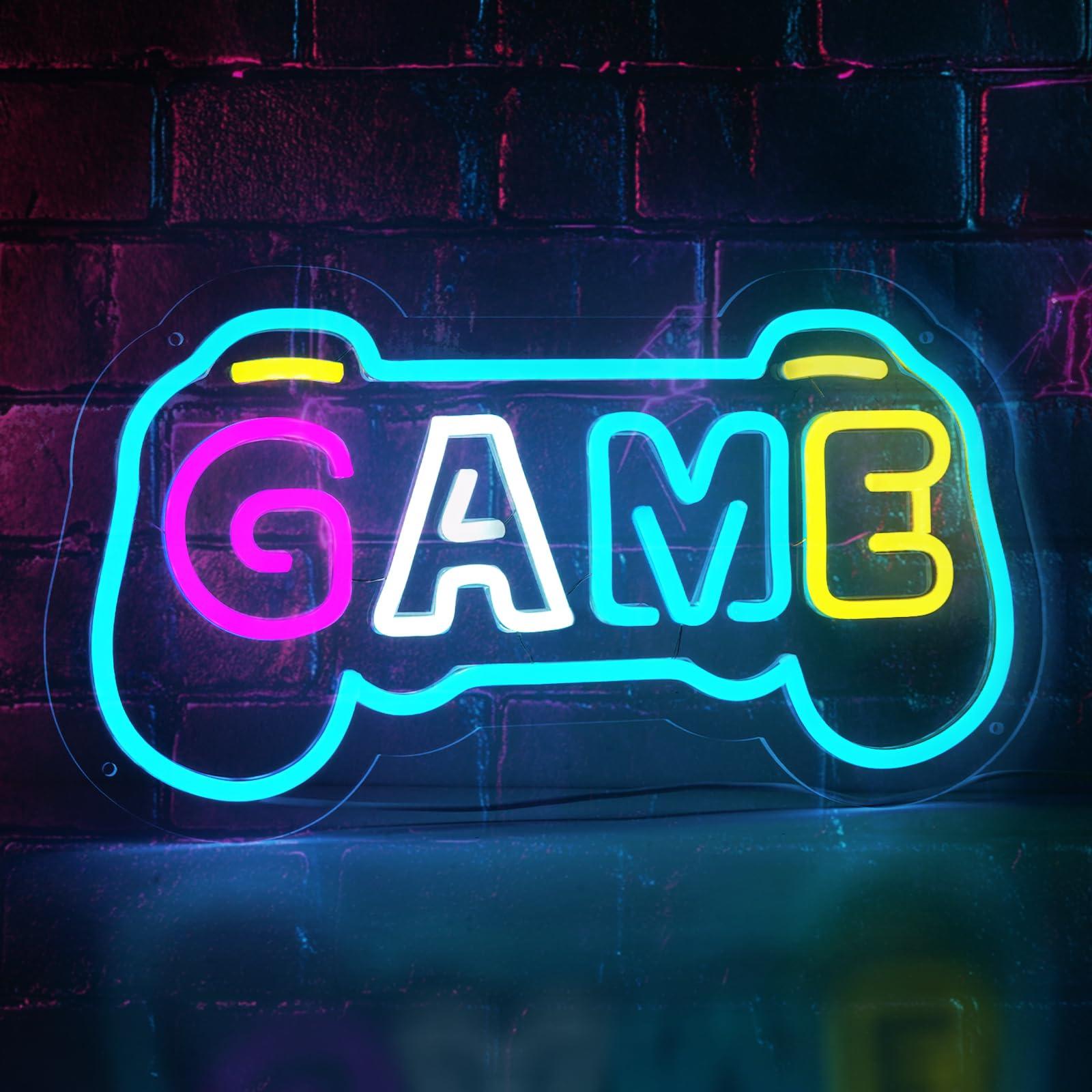 Neonowy znak do pokoju gracza, – Gaming Accessories Boys recenzja i cena