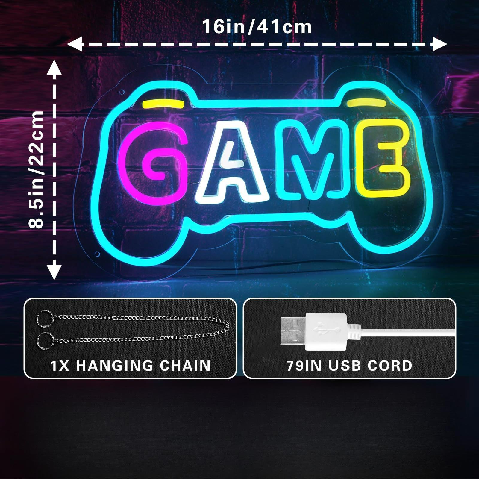 Neonowy znak do pokoju gracza, – Gaming Accessories Boys recenzja i cena