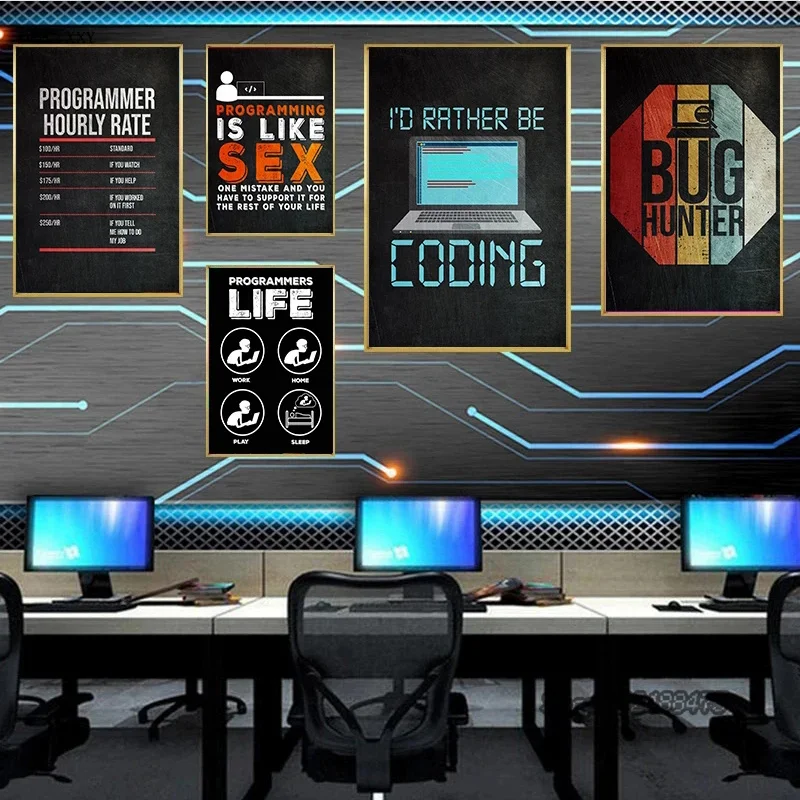 Gaming Zone Hacker Code Poster – Gaming Accessories Boys recenzja i cena